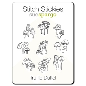 STITCH STICKIES:  TRUFFLE DUFFEL  by Sue Spargo