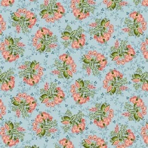 Tarrytown Blue Stripey Bouquet by MIchelle Yeo