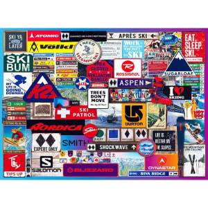 Jigsaw Puzzle Gone Skiing, 1000 Pieces