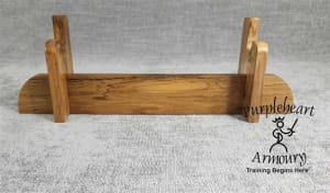 Classic Sword Stand, Clear Wood