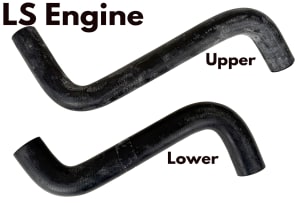 1955 1956 1957 Chevy Radiator Hose for Mattson Radiator