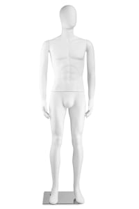 Male Egghead Full-Body Mannequin | PM Collection | Zing Display