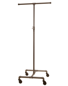 Garment Rack with 2-Way Adjustable Cross Bar from www.zingdisplay.com