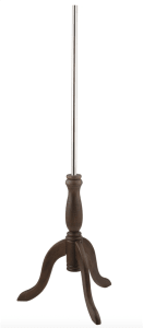 Cherry Wood Tripod Base for Dress Forms & Mannequins - Fits 3/4" Flange