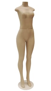 Unbreakable Headless Female Mannequin from www.zingdisplay.com