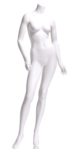 dianna headless female mannequin left hip out pose p3 retail display zing display
