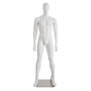 Trendy Fit Egghead Matte White Male Mannequin