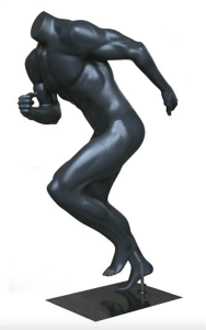 Running Back Football Male Mannequin Headless