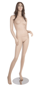 Tawny Realistic Light Fleshtone Female Mannequin - Left Hip Out