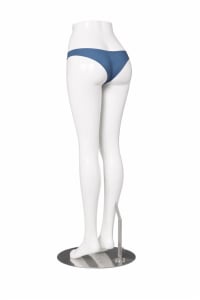 gloss white female leg mannequin display retail zing display
