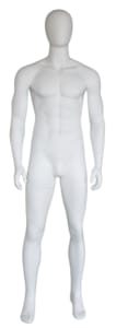 6'3" Male Abstract Head Mannequin