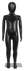 Matte Black Child Mannequin
