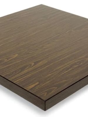 Walnut Laminate Restaurant Tabletops: In Stock