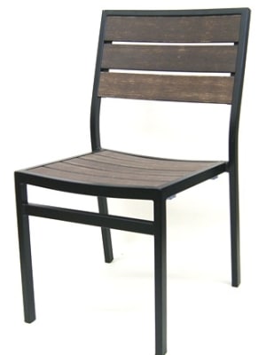 Teak Mocha Outdoor Restaurant Chairs | Durable & Stylish