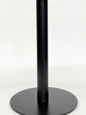 Flat  Round Black or Silver Table Top Outdoor Base- Commercial Use
