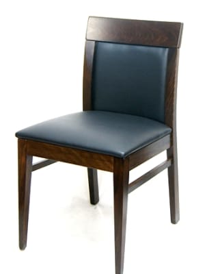 Upholstered Restaurant Wood Dining Chair â€“ Natural & Walnut Finishes