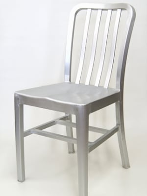 NAVY Brushed Aluminum Dining Chair