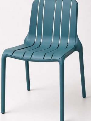 Regatta Blue Plastic Restaurant Chair | Stackable