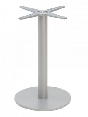Silver Outdoor Restaurant Table Base 18"R