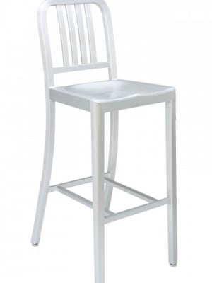 Navy Brushed Aluminum Silver 3 Prong