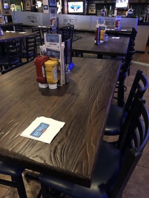 Reclaimed Wood Distressed Plank Tabletop