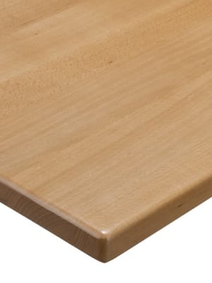 Plank Wood Beech Wood 1-1/4" Restaurant Tabletop: In Stock