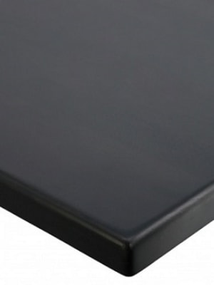 Ebony Solid Wood Plank Restaurant Tabletop