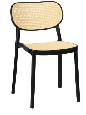 Tan & Grey Mesh Resin Chair â€“ Durable Commercial Seating Solution
