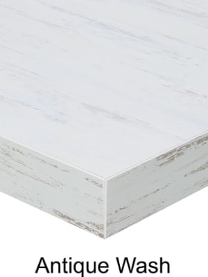 White Wash Relic Laminate Restaurant Table Tops 2"