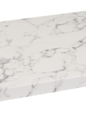 White Carrera Artificial Granite Table Top