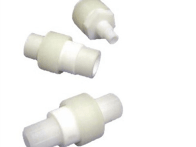 In-line Check Valve, All Teflon, 3/8" NPT, CHK-TFL-375