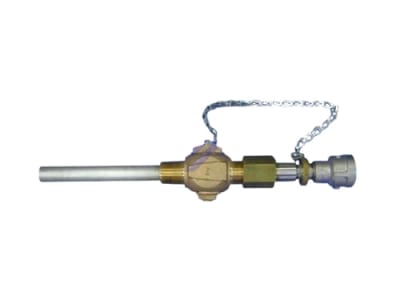 1" Brass Retractable Corporation Stop | Stainless Steel Wetted Diffuser | CS-111-SS