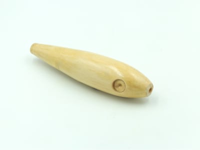 4.5" Cigar Wood Body | with Eye sockets & Screw Eyes Pre-drill holes