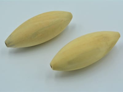 5.0" Large Torpedo Wood Lure Blank (with through hole)