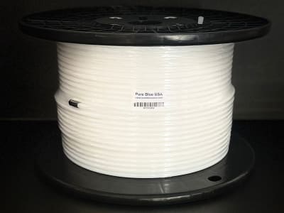 6mm ID x 8mm OD PTFE Teflon tubing with heavy wall construction, flexible, temperature resistant from -450Â°F to 500Â°F