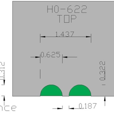 Half Round  H0-622