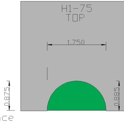 Half Round  H1-75A