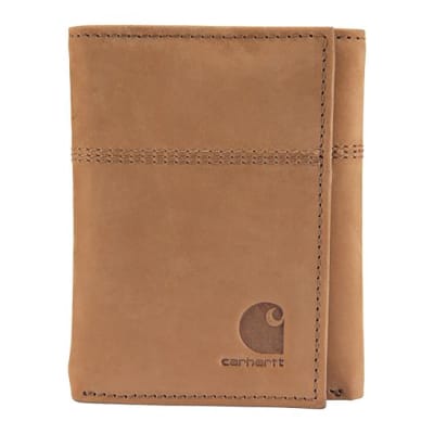 Carhartt Saddle Leather Trifold Wallet B0000208