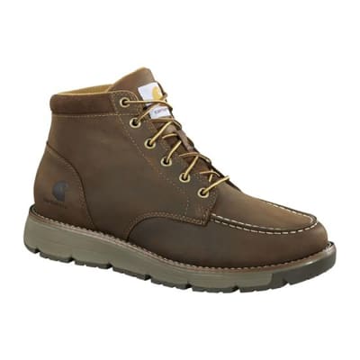 Carhartt Millbrook 6 Inch Steel Toe Slip Resistant Moc Wedge Leather Work Boot FM5210-M