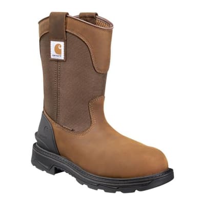 Carhartt Ironwood 11 Inch Alloy Toe Waterproof Pull On Wellington Leather Work Boot FT1500-M