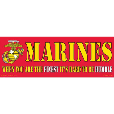 U.S. Marines Finest Bumper Sticker BM0063
