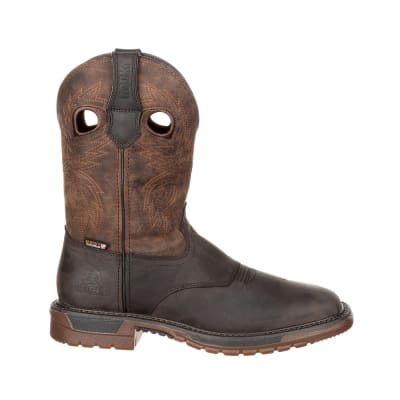 Rocky Original Ride FLX 11 Inch Square Toe Waterproof Pull On Western Boot RKW0234