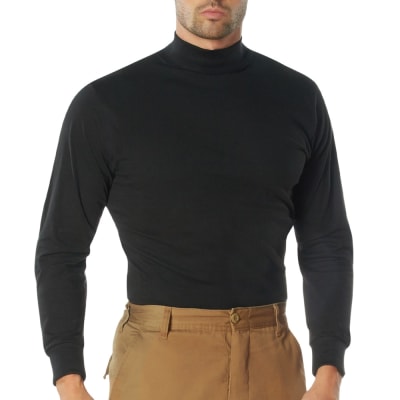 Rothco Cotton Long Sleeve Mock Turtleneck 3406