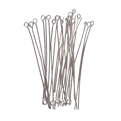 2 Inch Eye Pins Silver For Jewellery Making