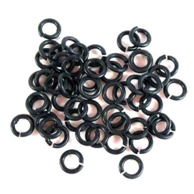 SNAPEEZ® II ULTRAPLATE® Ring Hard Open Jump Ring 4mm Heavy Gauge (Pk 50).  Made in USA.