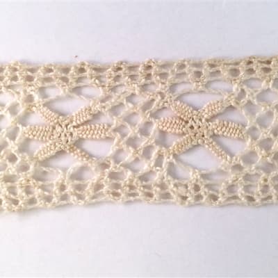 5/8 Ecru French Lace Edging - Sew Vintagely