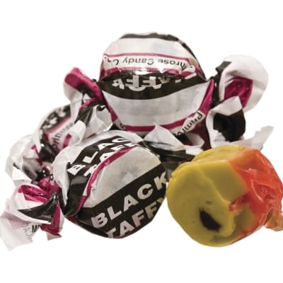 Black Taffy Black Jacks Candy