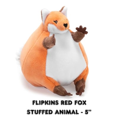 Flipkins Red Fox Stuffed Animal Wild Kingdom