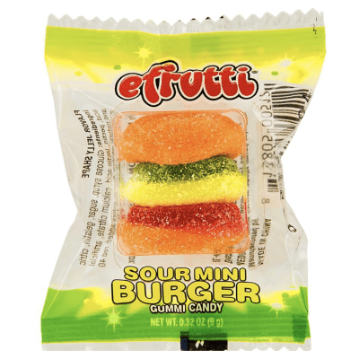 eFrutti Sour Gummy Hamburger Candy
