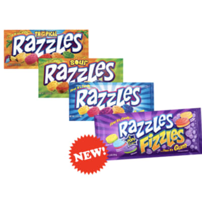 Razzles Candy Gum
